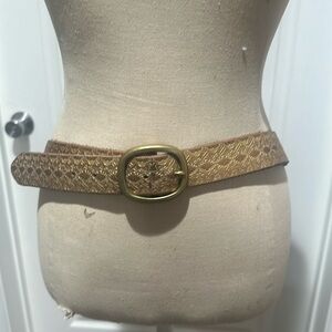Lucky Brand embossed leather belt